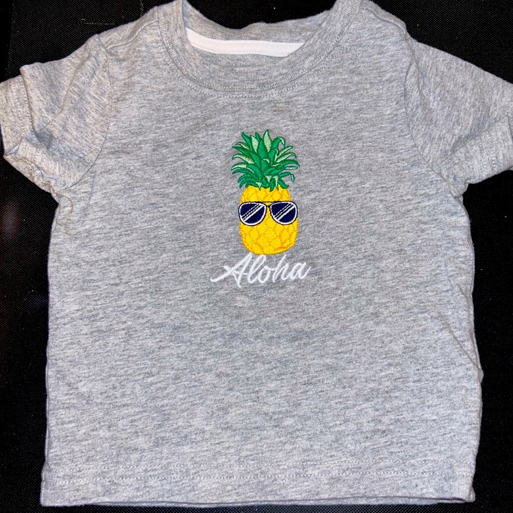 Janie and Jack Pineapple Shirt